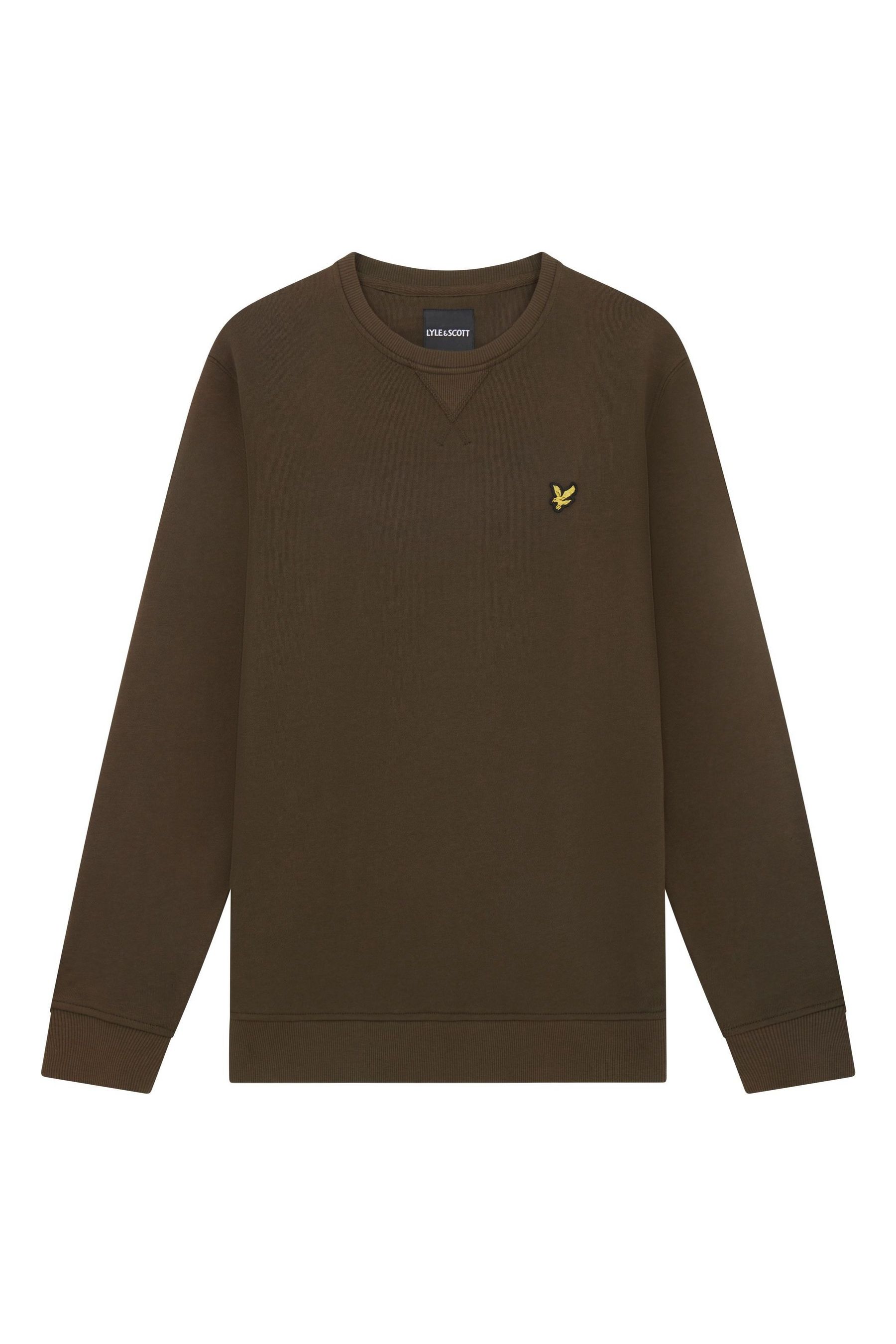 Lyle and scott green sweatshirt deals