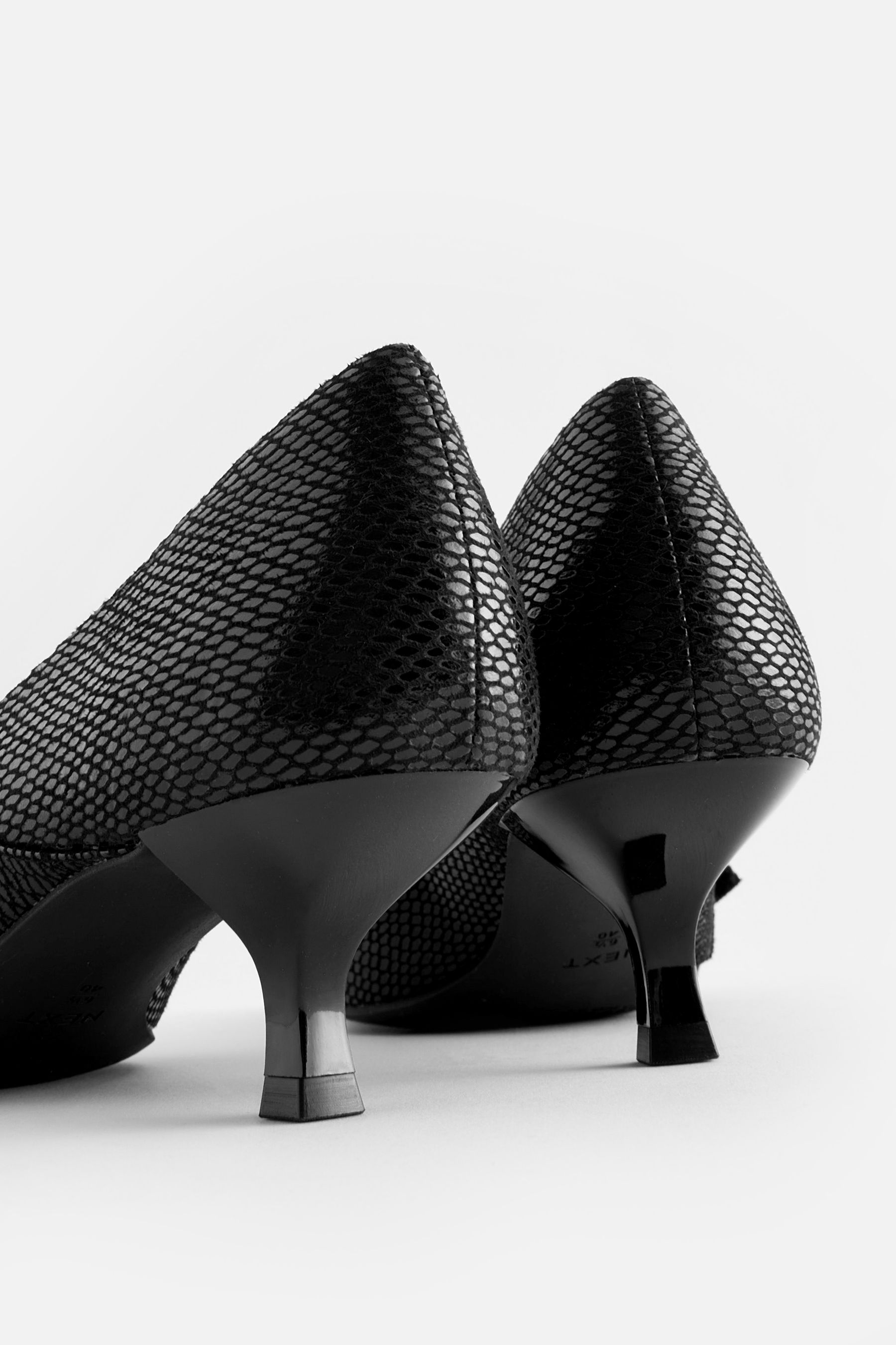 Comfortable black kitten hot sale heels