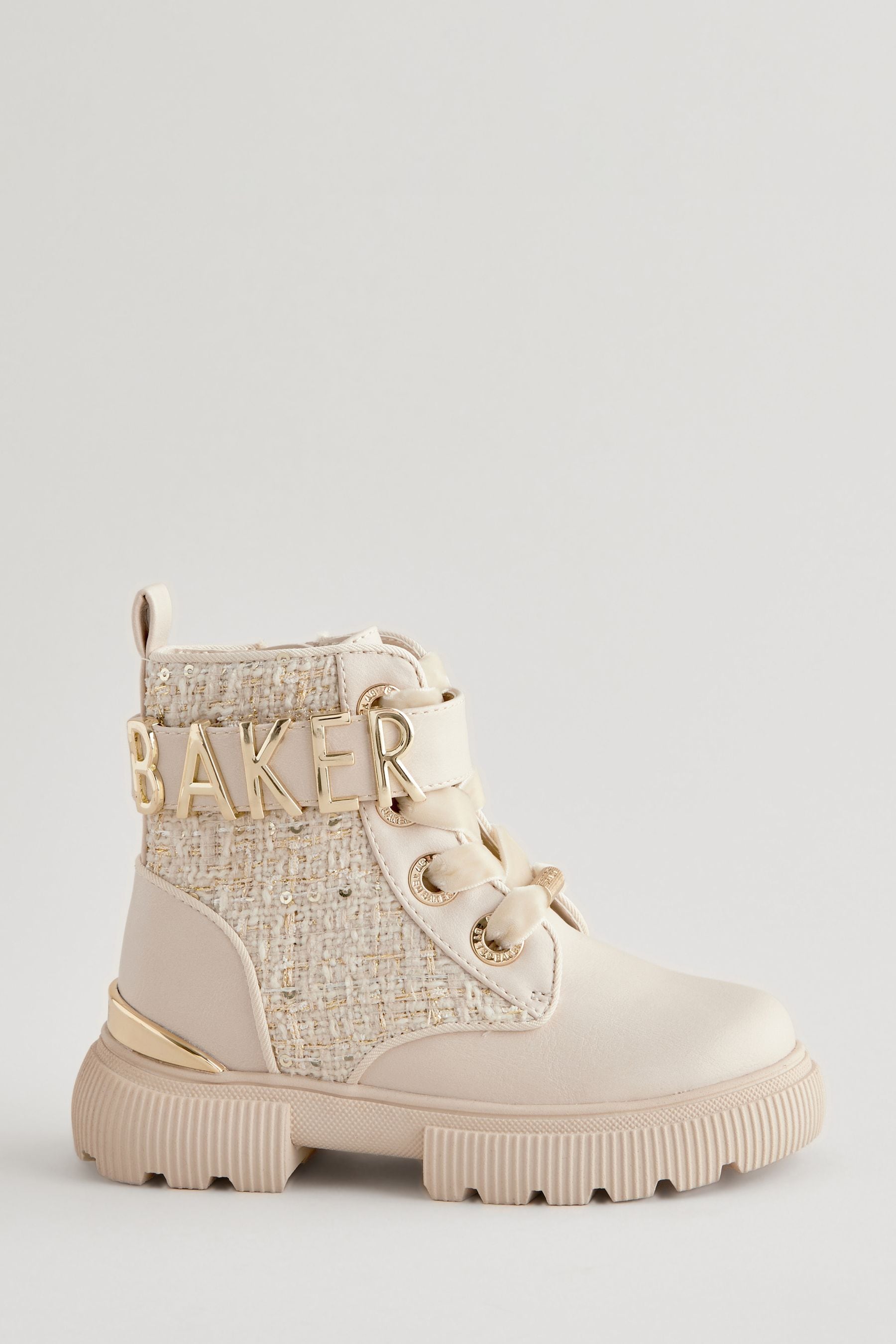 Buy Baker by Ted Baker Bone Boucle Lace Up Boots from Next Portugal