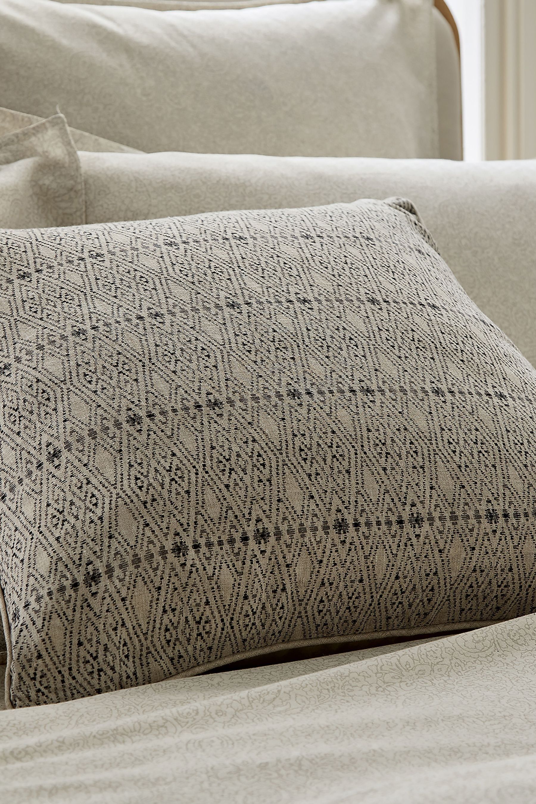 Buy Bedeck of Belfast Grey Neri Cushion from the Next UK online shop