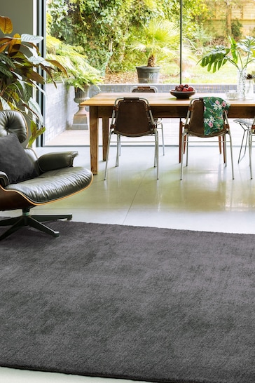 Asiatic Rugs Grey Milo Soft Touch Lustre Rug