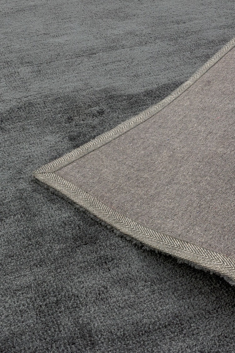 Asiatic Rugs Grey Milo Soft Touch Lustre Rug - Image 5 of 5