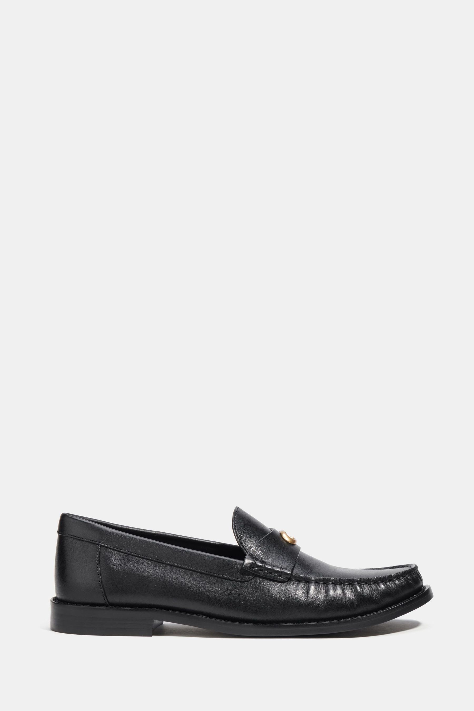 Coach black loafers women's best sale