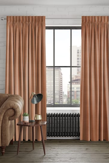 Rust Brown Voyage Maison Jasper Made To Measure Curtains