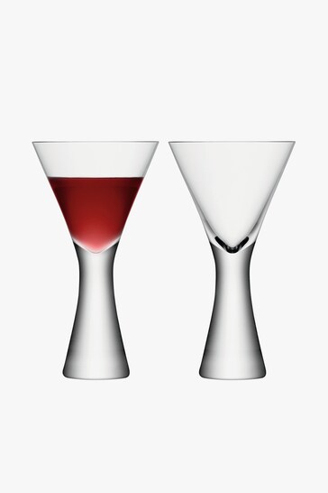 LSA International Set of 2 Glass Moya Wine Glasses