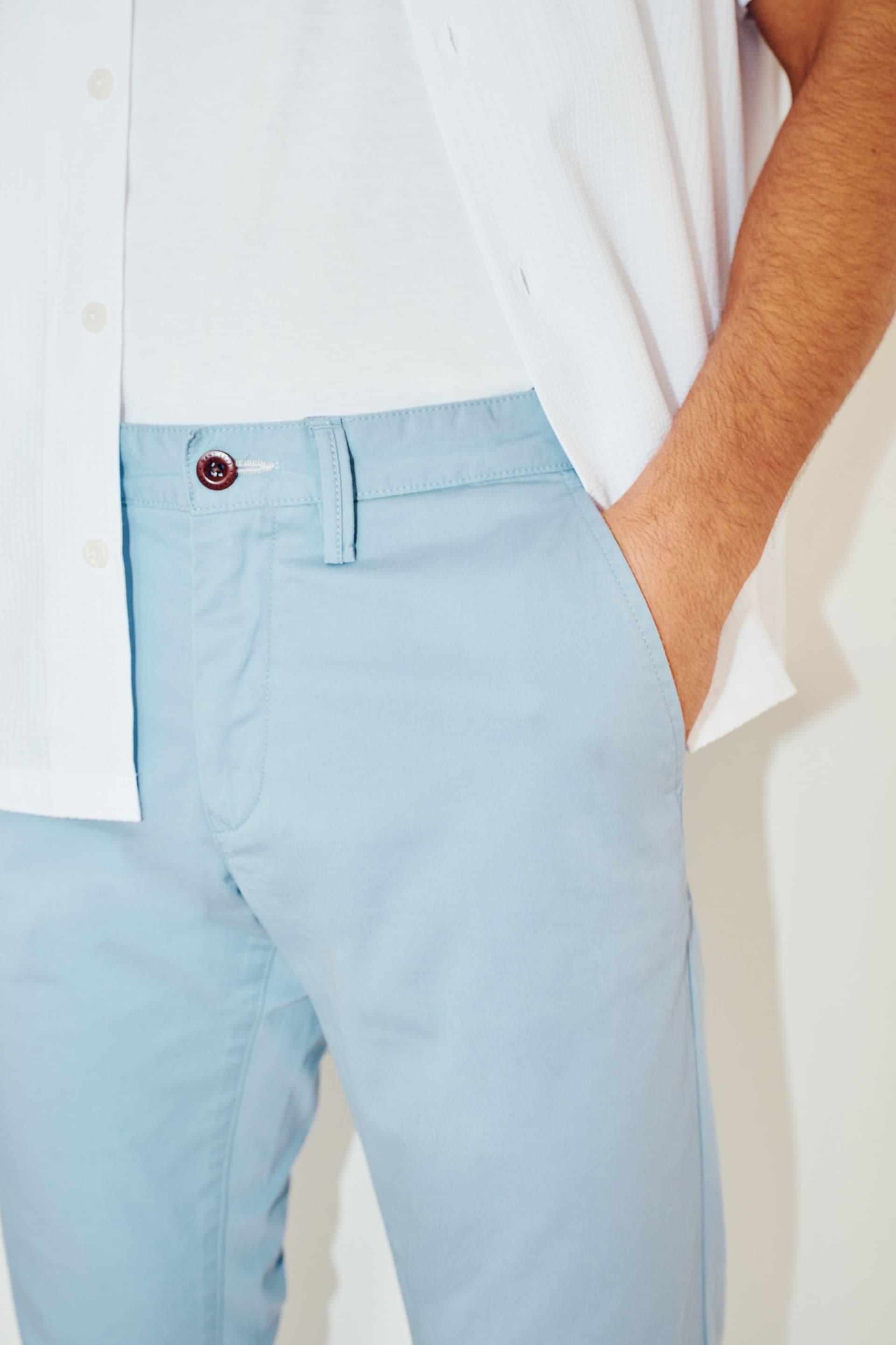 GANT Slim Fit Cotton Twill Chinos Trousers - Image 4 of 5