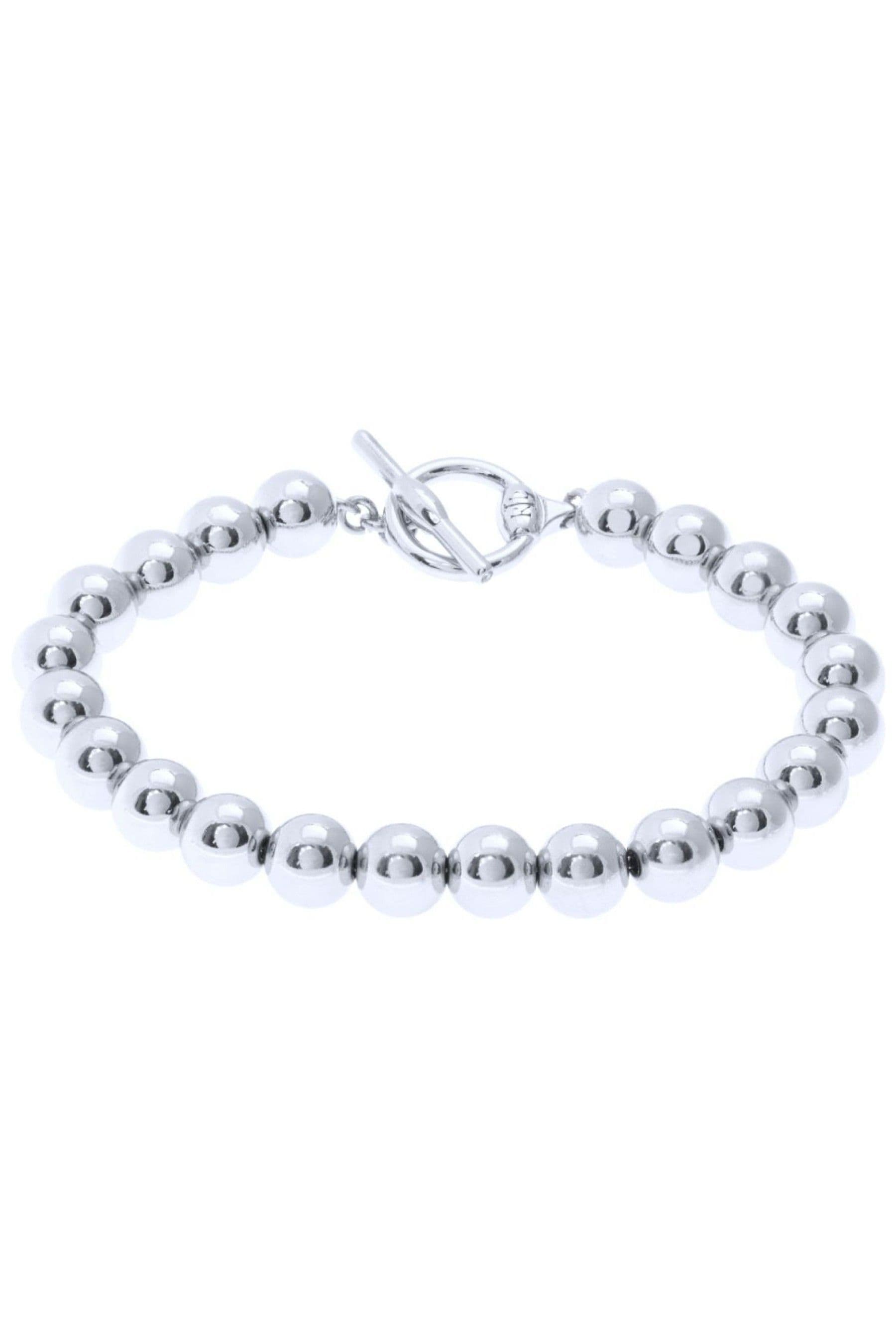 Ralph lauren silver bead bracelet cheap