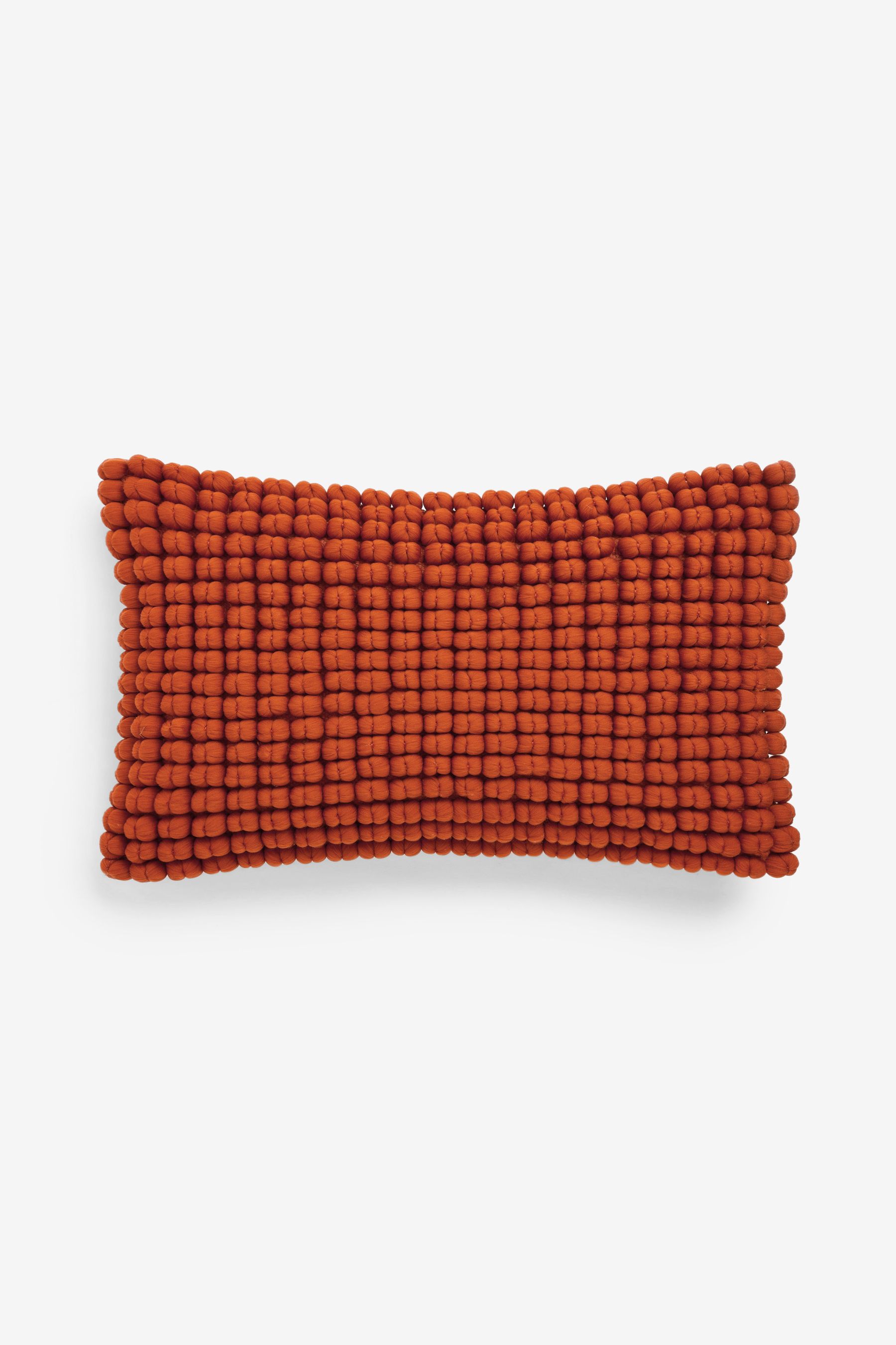Rust throw sale pillow