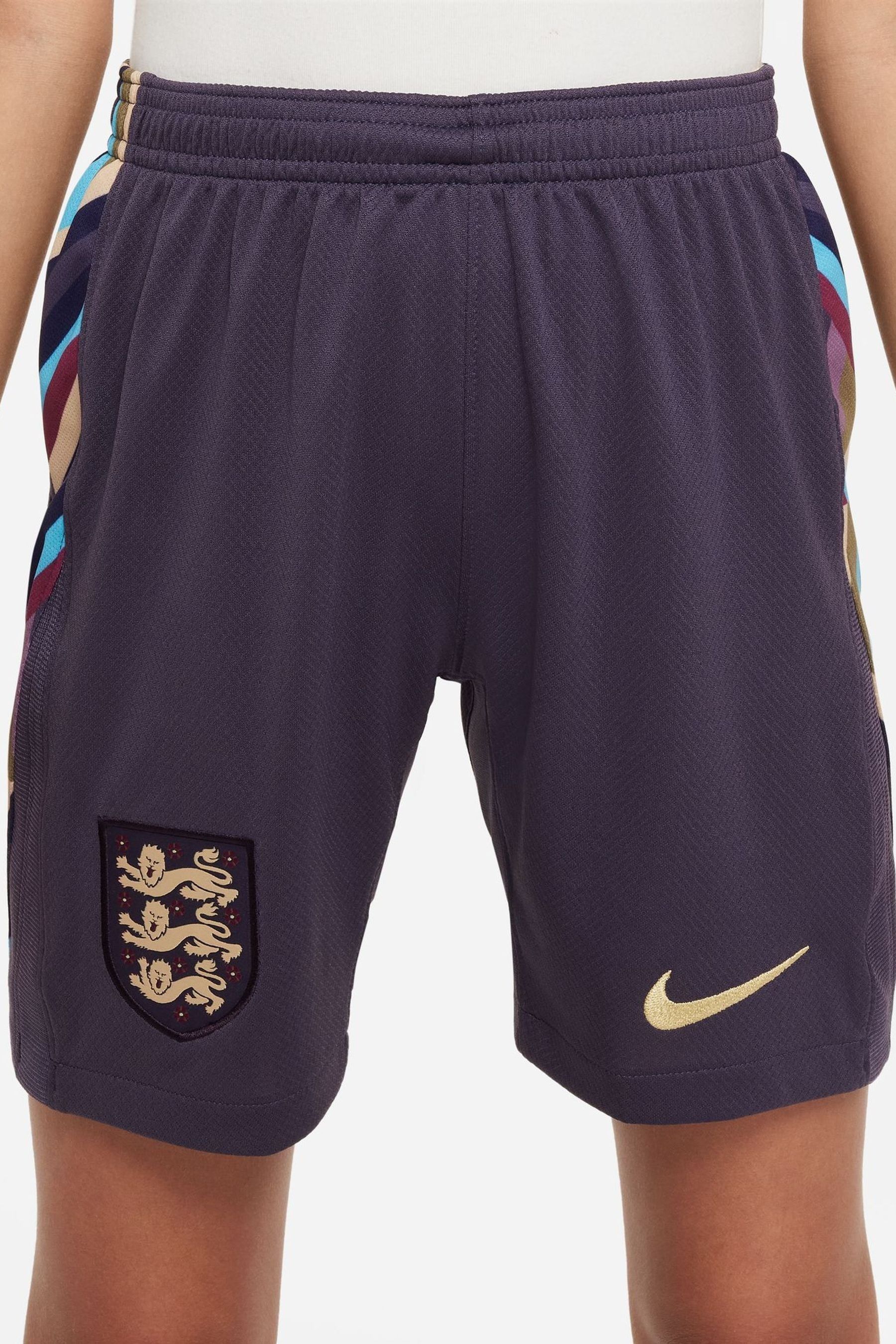 Buy Nike Purple Jr. Dri FIT England Away Stadium Football Shorts from the Next UK online shop