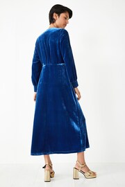 Hush Blue Velvet Valeria Dress - Image 2 of 5