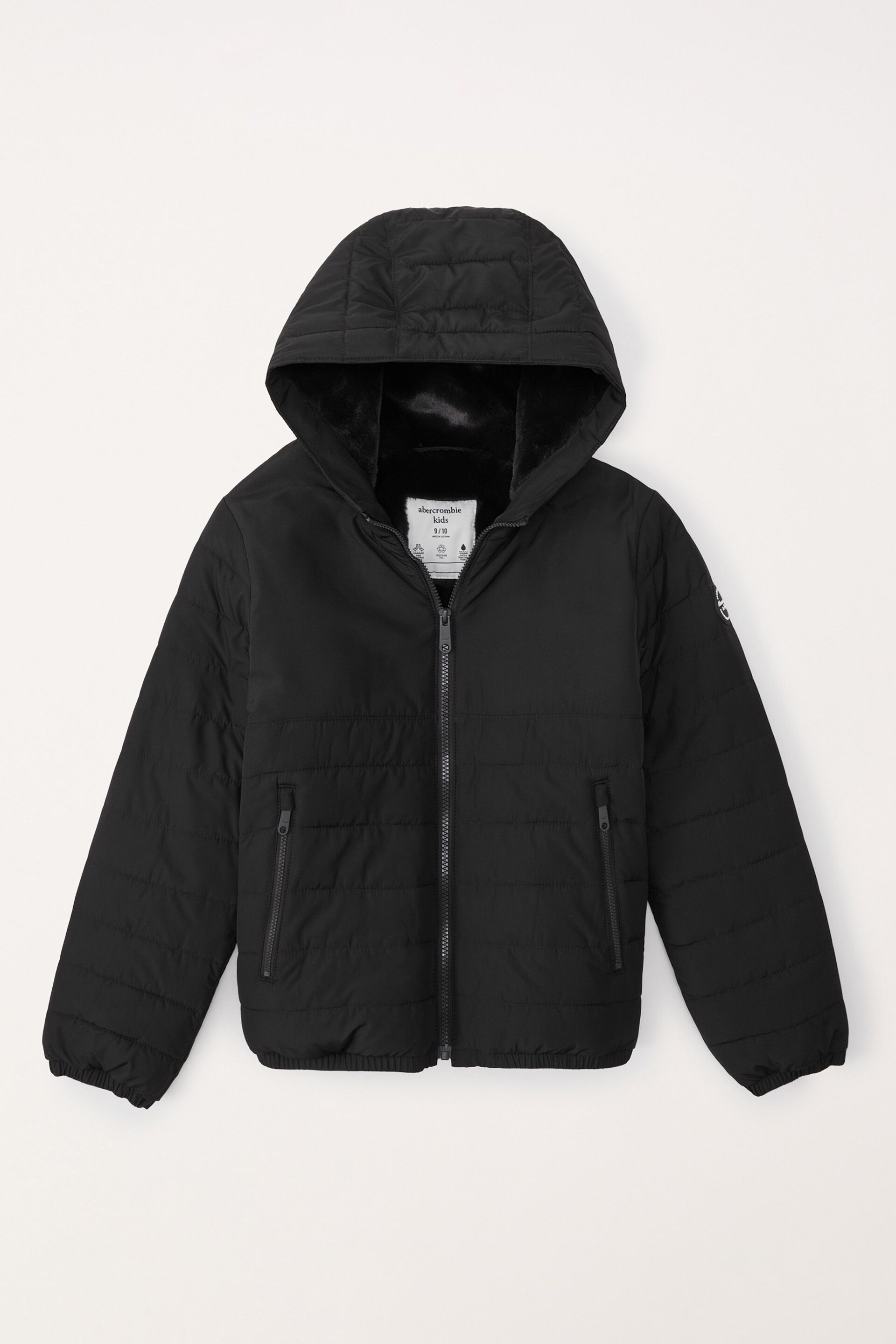 Abercrombie & Fitch Puffer Jacket Black Coat - Image 1 of 6