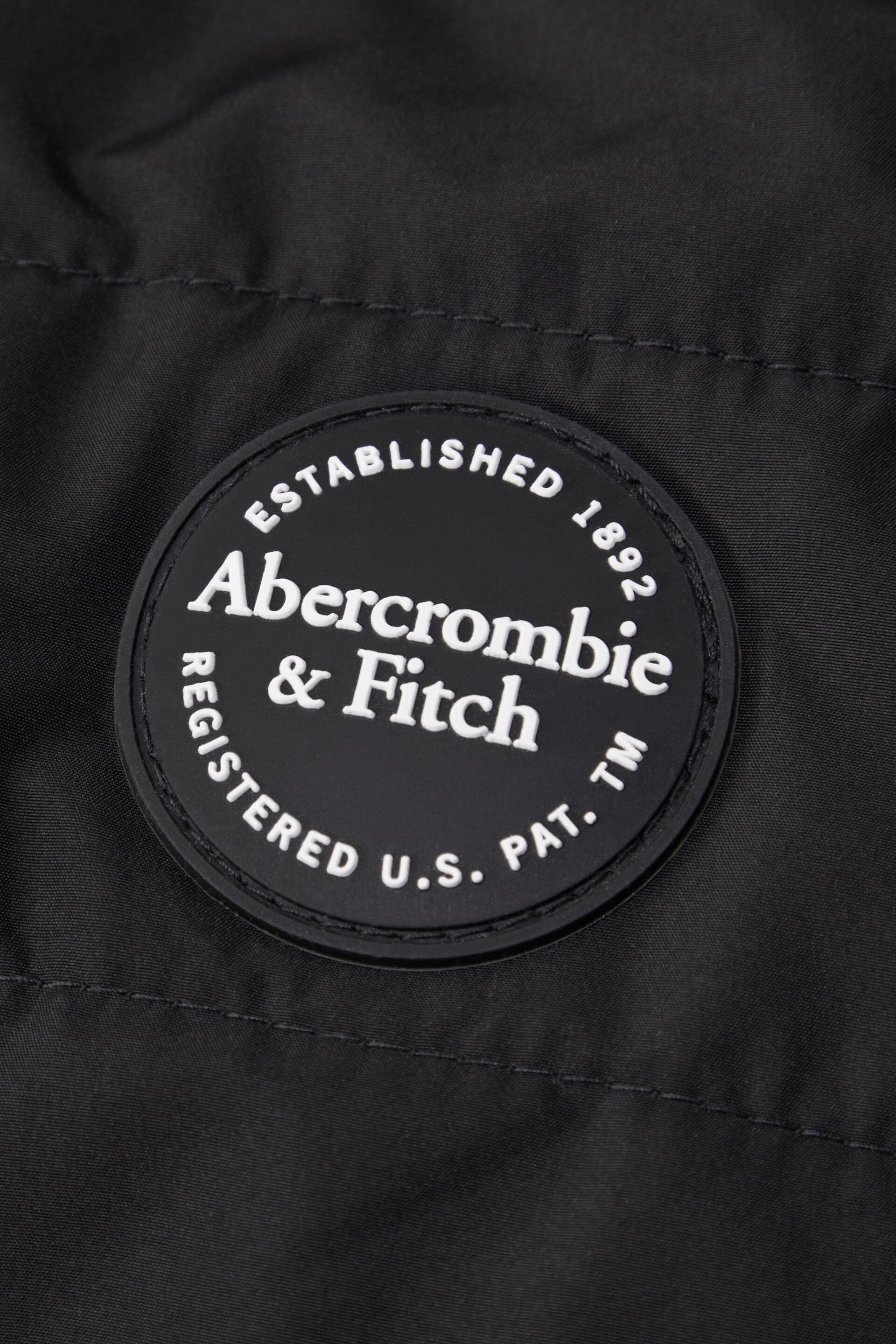 Abercrombie & Fitch Puffer Jacket Black Coat - Image 4 of 6