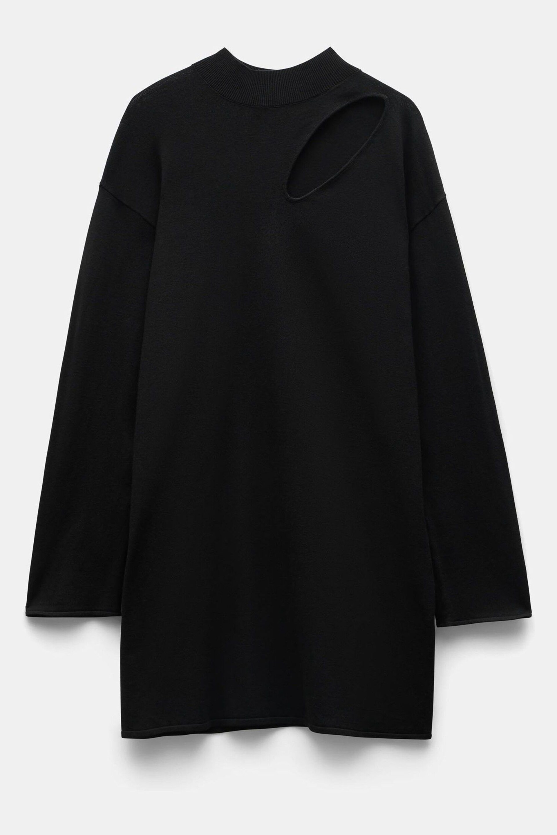 Hush Black Colby Cut Out Knitted Dress - Image 5 of 5