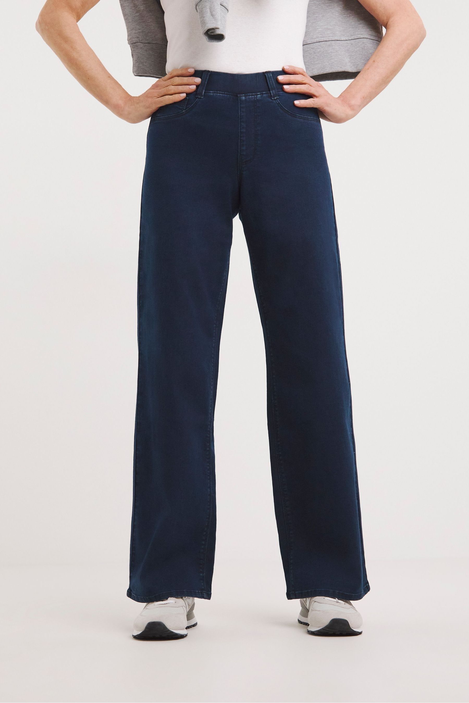 Wide leg jeggings top