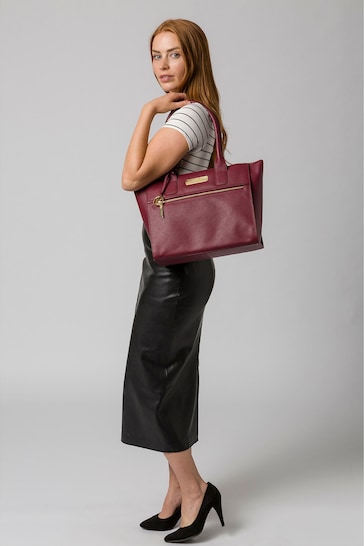 Pure Luxuries London Faye Leather Tote Bag