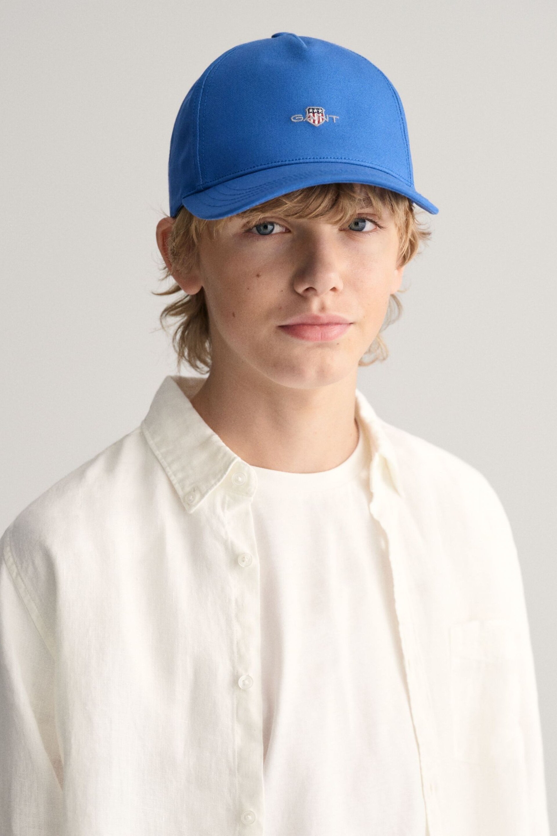 GANT Boys Shield Cotton Twill Cap - Image 2 of 4