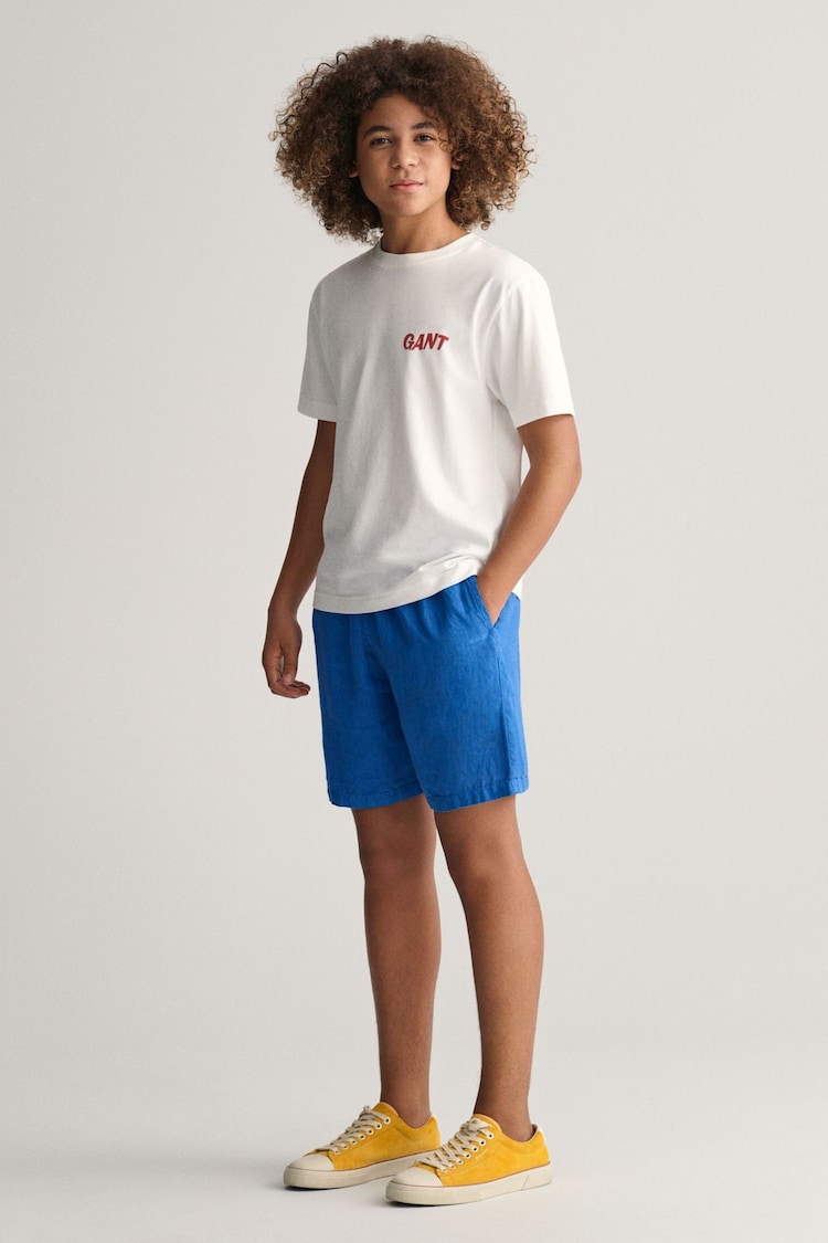 GANT Off White Boys Resort 100% Cotton T-Shirt - Image 1 of 5