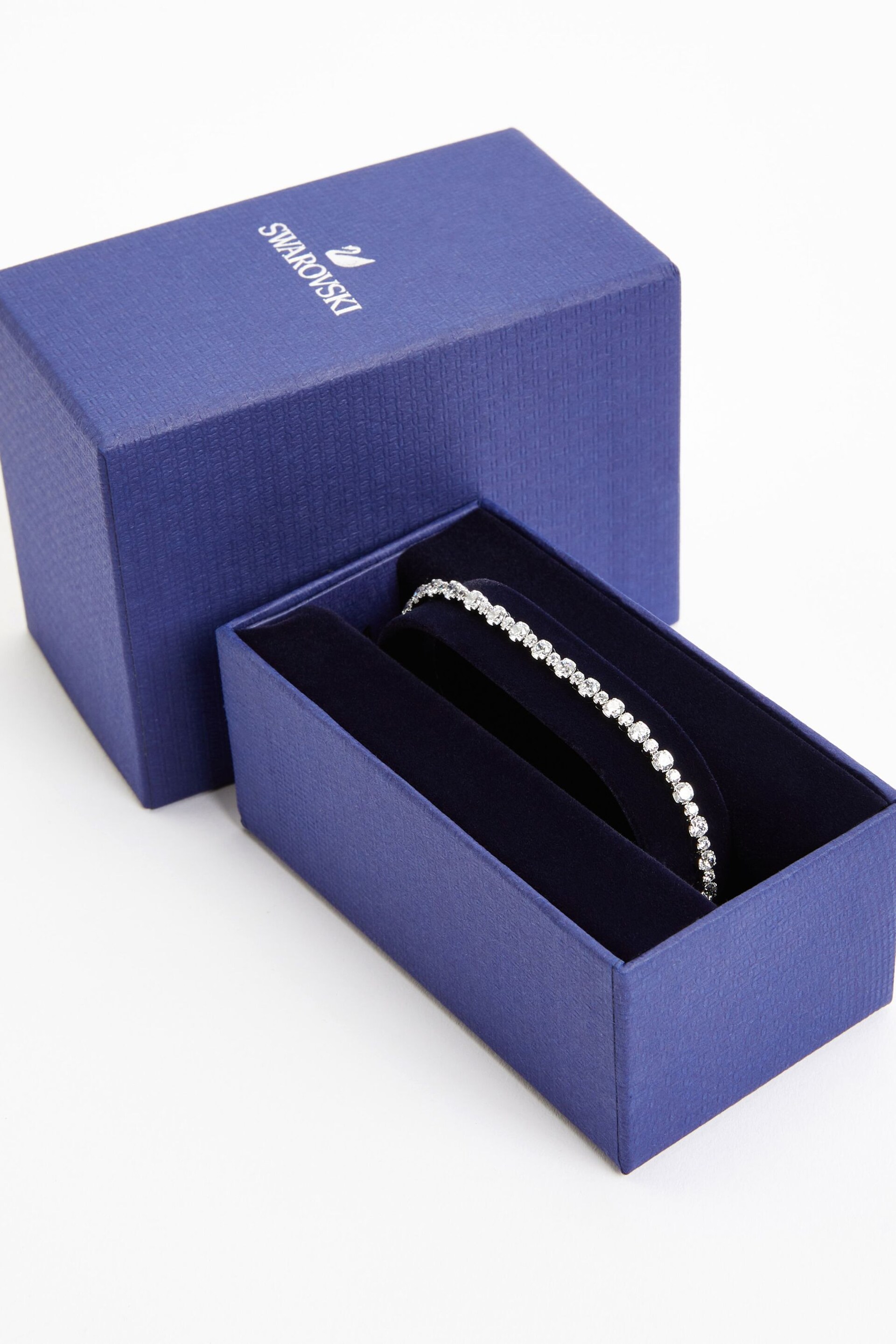 Swarovski Silver Tone Subtle Soft Bracelet - Image 1 of 6