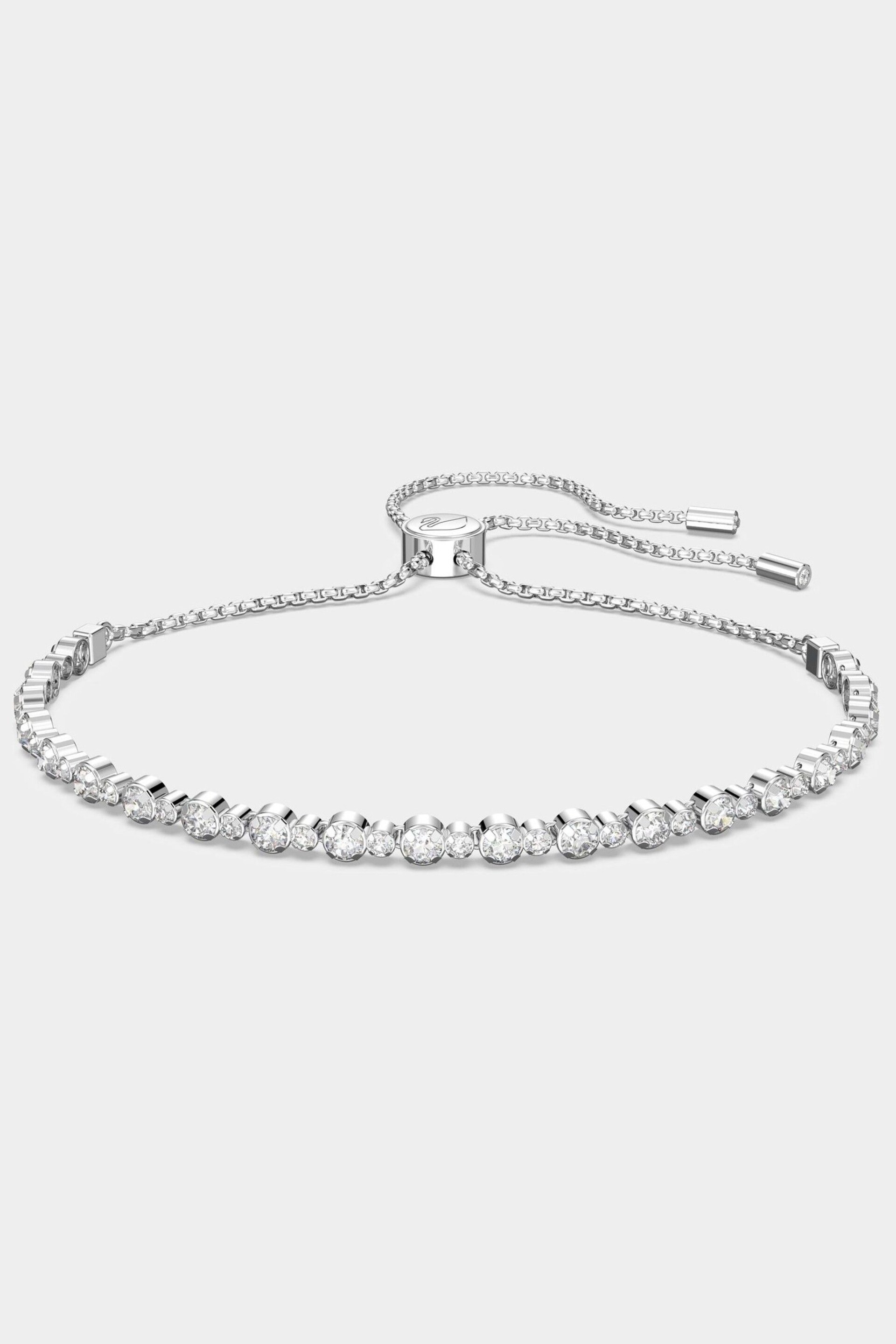 Swarovski Silver Tone Subtle Soft Bracelet - Image 4 of 6