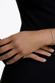 Swarovski Silver Tone Subtle Soft Bracelet - Image 5 of 6