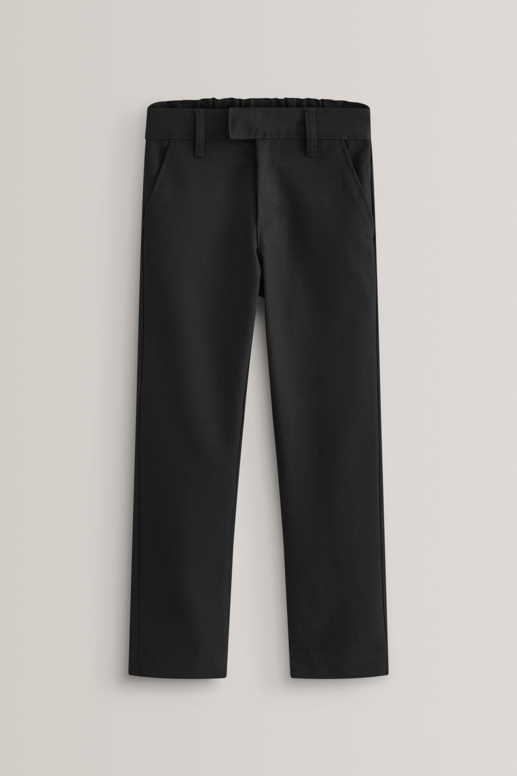 Boys Next Black Slim Waist School Formal Slim Trousers 3 17yrs