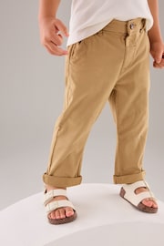 Ochre Yellow Stretch Chinos Trousers (3mths-7yrs) - Image 3 of 8