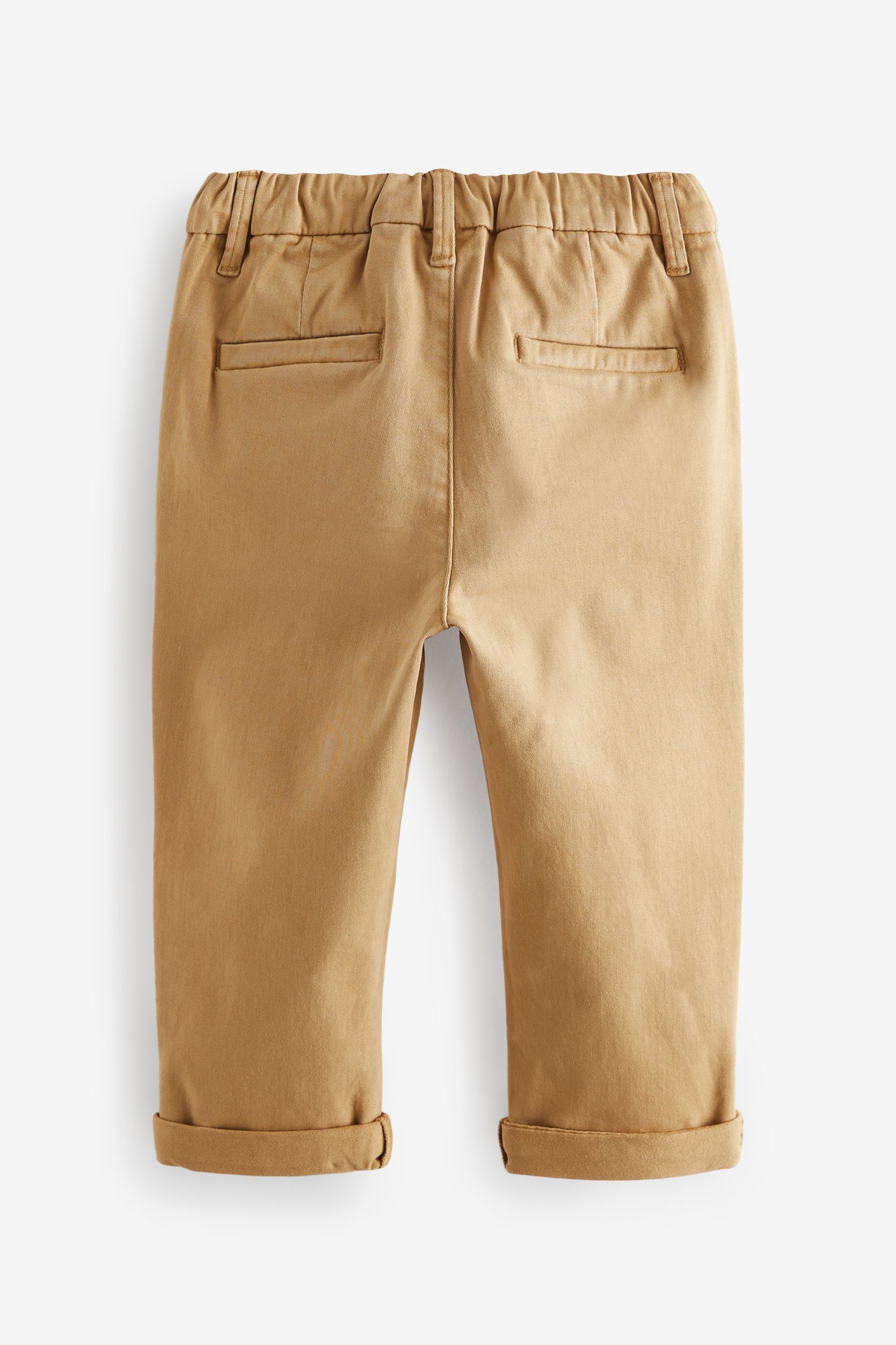Ochre Yellow Stretch Chinos Trousers (3mths-7yrs) - Image 7 of 8