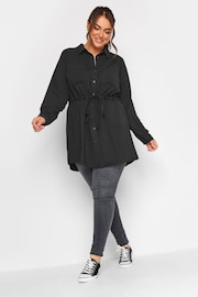 Yours Curve Black Utility Tunic - Image 3 of 4