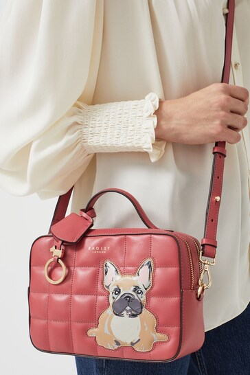 Radley London Small Red And Friends Ziptop Cross-Body Bag