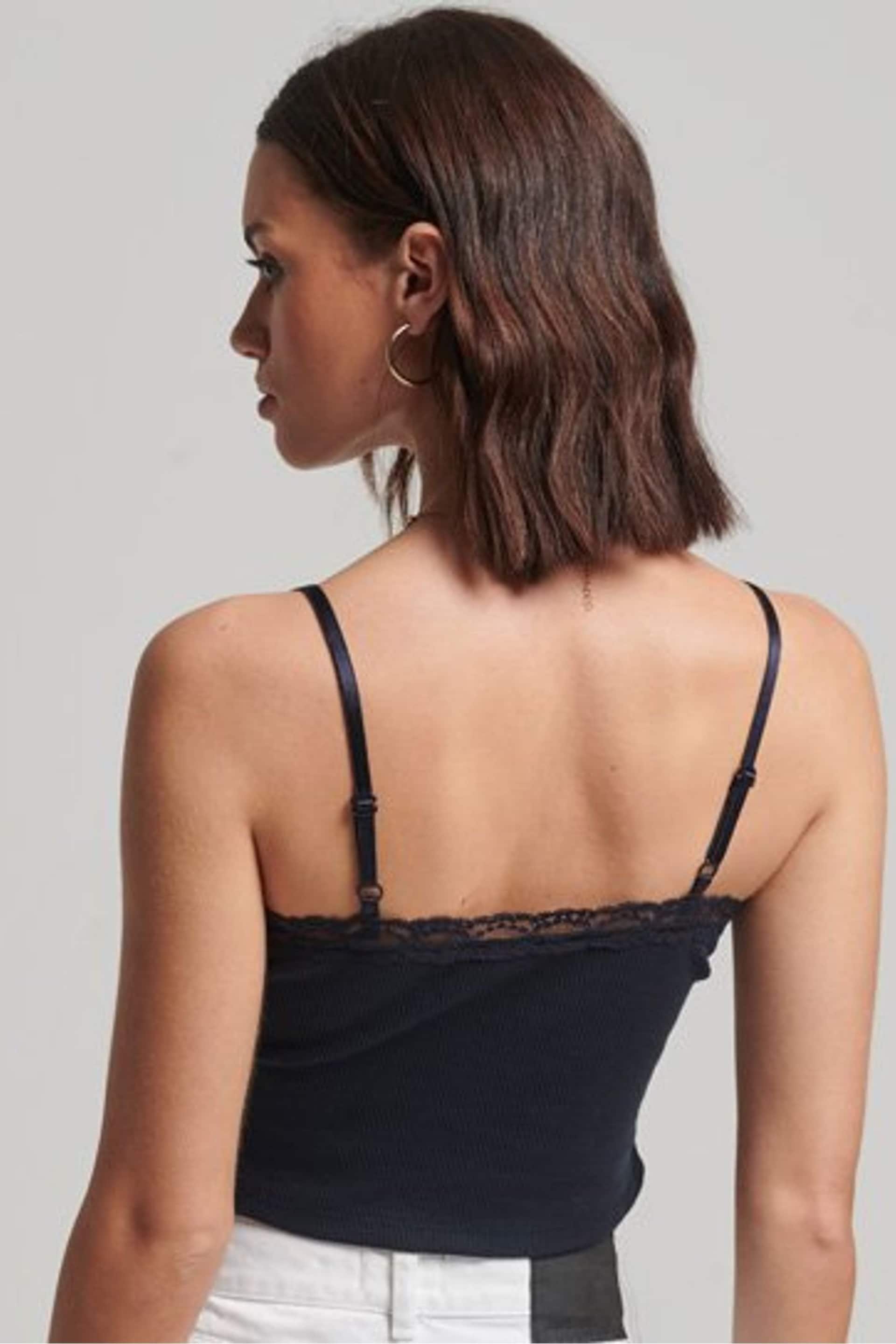 Superdry Blue Relaxed Stripe Camisole - Image 2 of 5
