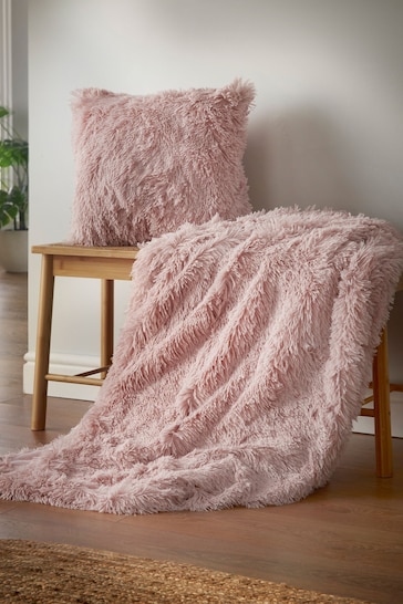 Catherine Lansfield Pink So Soft Cuddly Throw