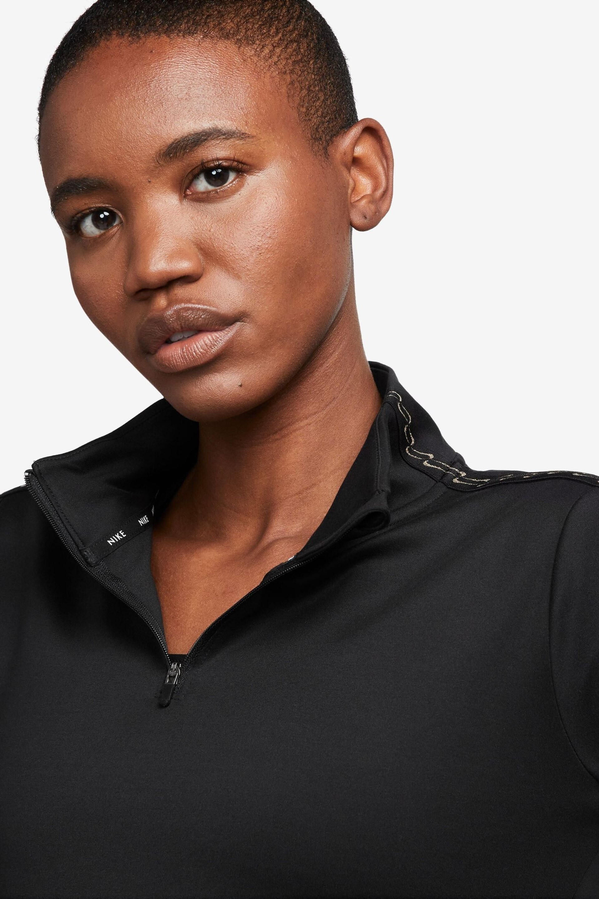 Nike Black Therma-FIT One Half-Zip Top - Image 3 of 3