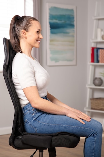 Carmen Black Massage Vibration Seat Cushion