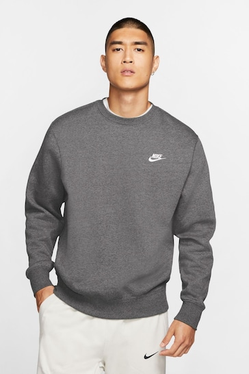 Nike Charcoal Club Crew Sweatshirt