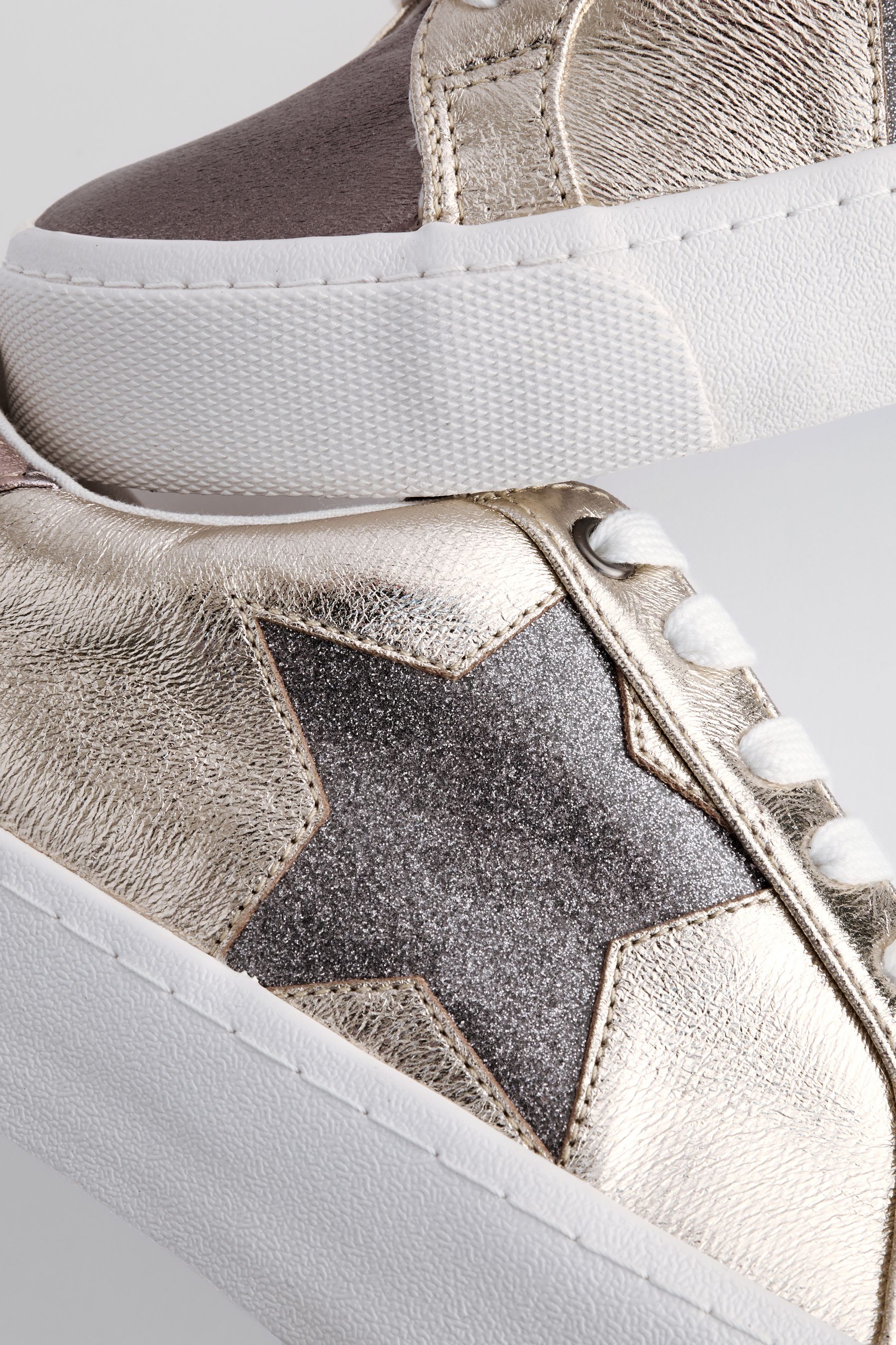 Next gold star trainers on sale