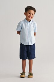 GANT Boys Oxford Short Sleeve White Shirt - Image 5 of 5