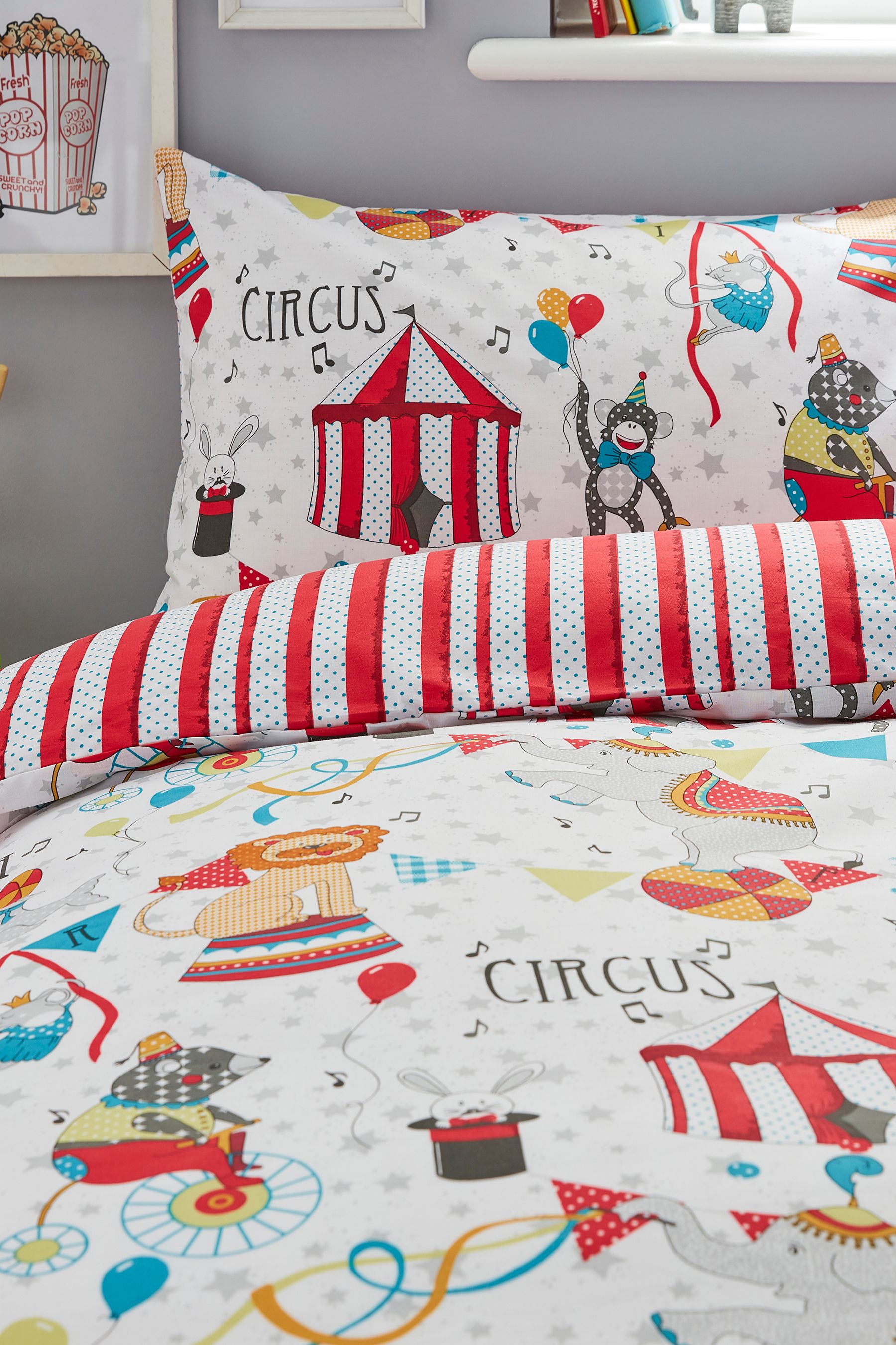 Buy Silentnight Red Kids Healthy Growth Circus Duvet Cover and