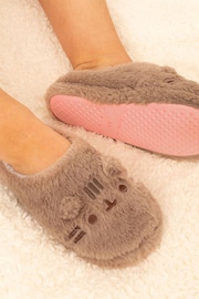 Vanilla Underground Brown Pusheen Womens Character Slippers - Image 6 of 6