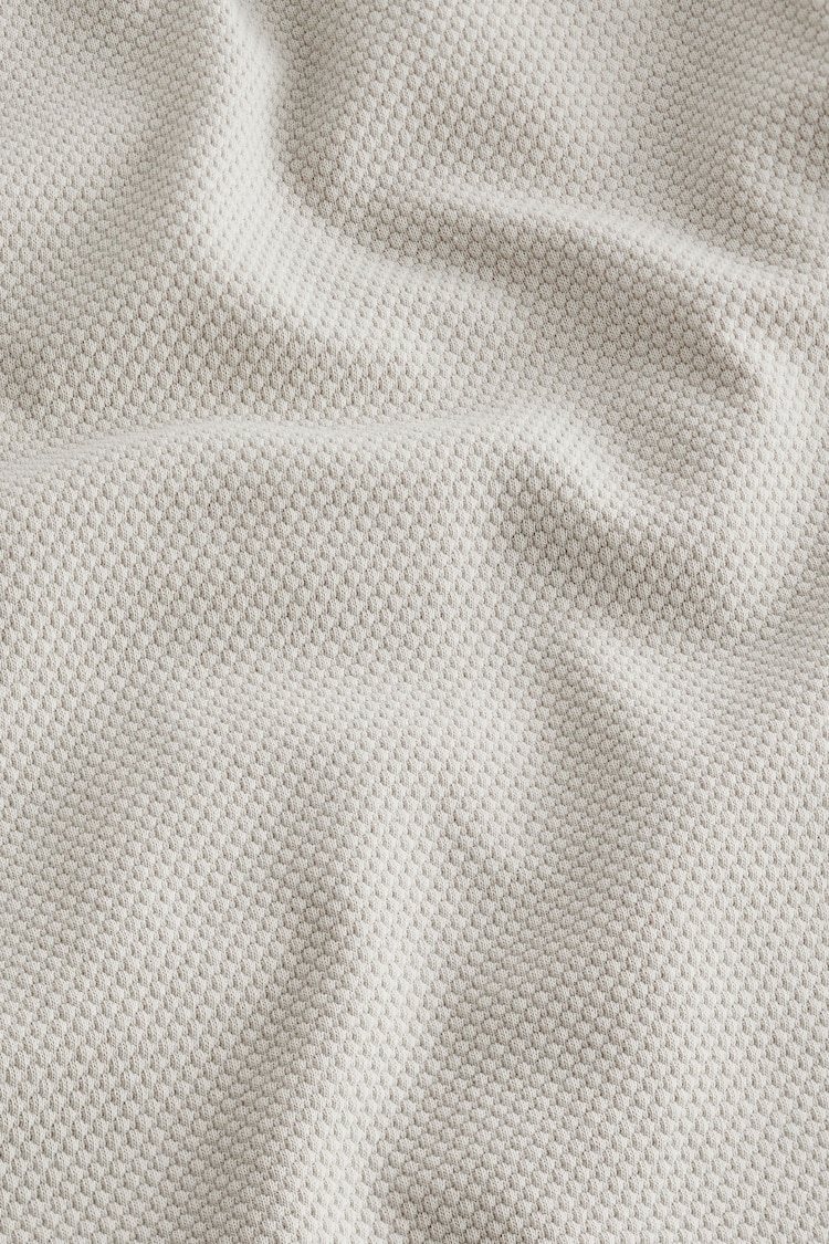 Bone Cream Textured Lightweight Shorts - Image 6 of 10