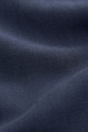 Navy Blue Linen Blend Shirt - Image 7 of 7