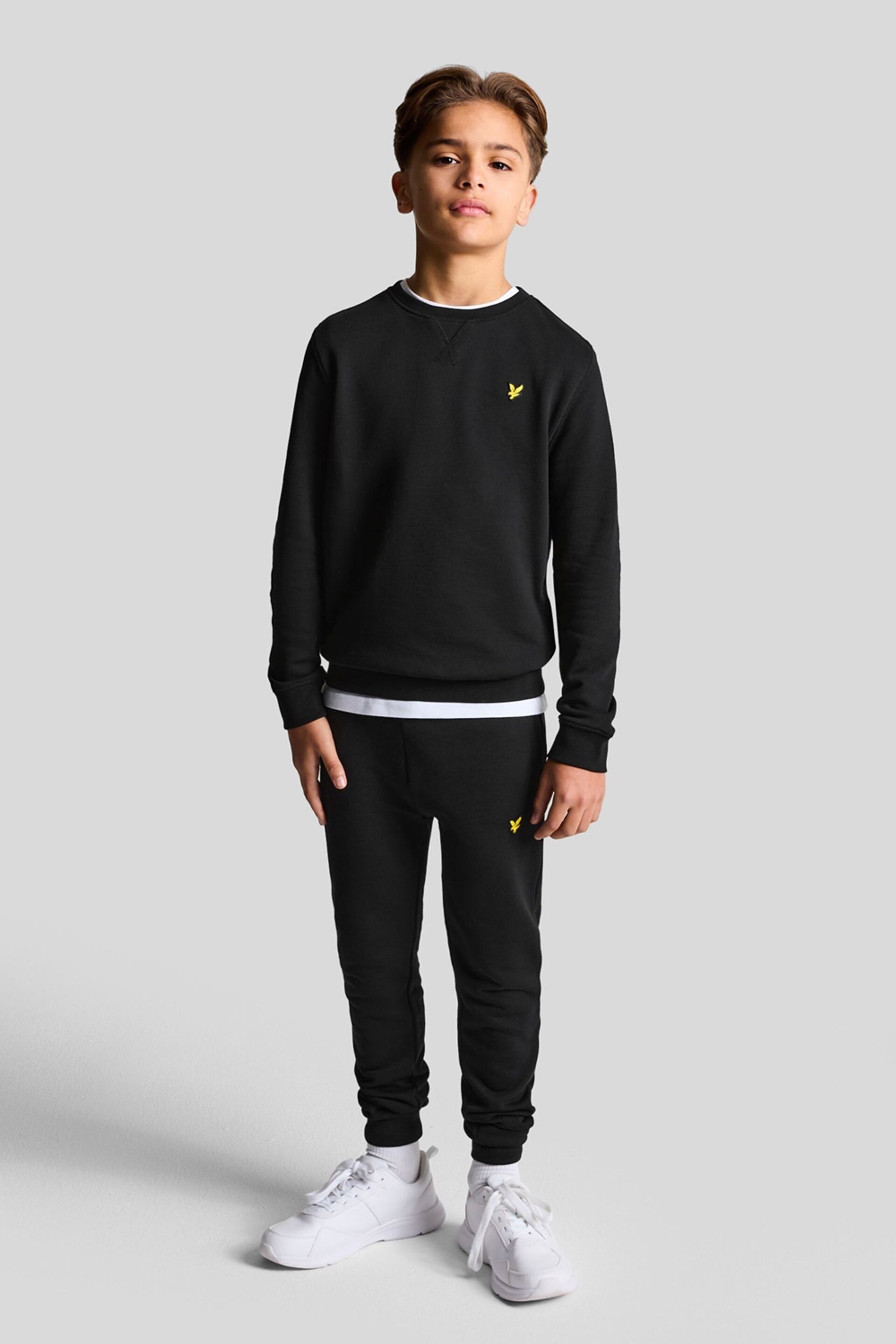 Lyle & Scott Boys Crew Neck Sweatshirt - Image 2 of 3