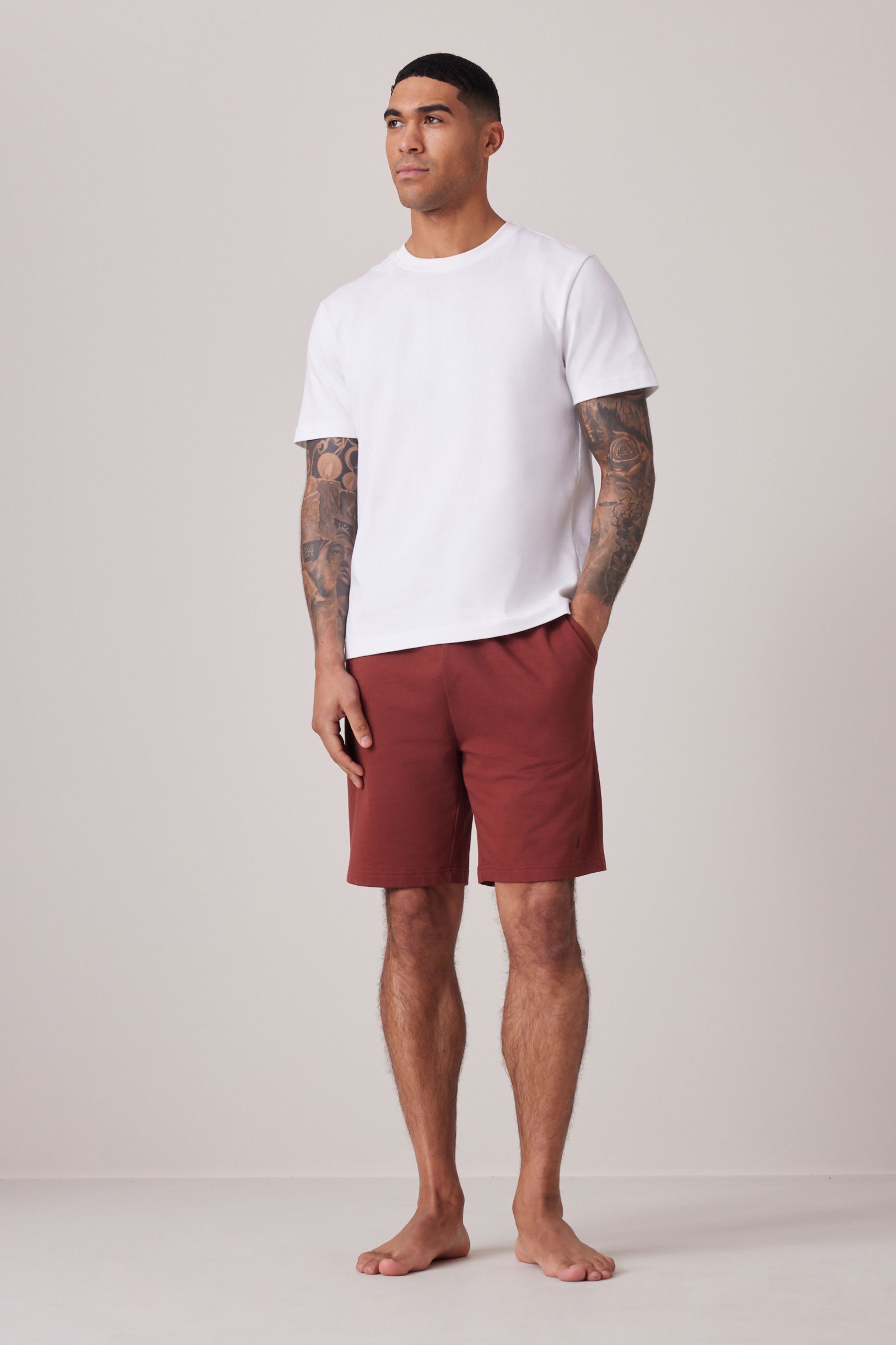 Next red shorts discount
