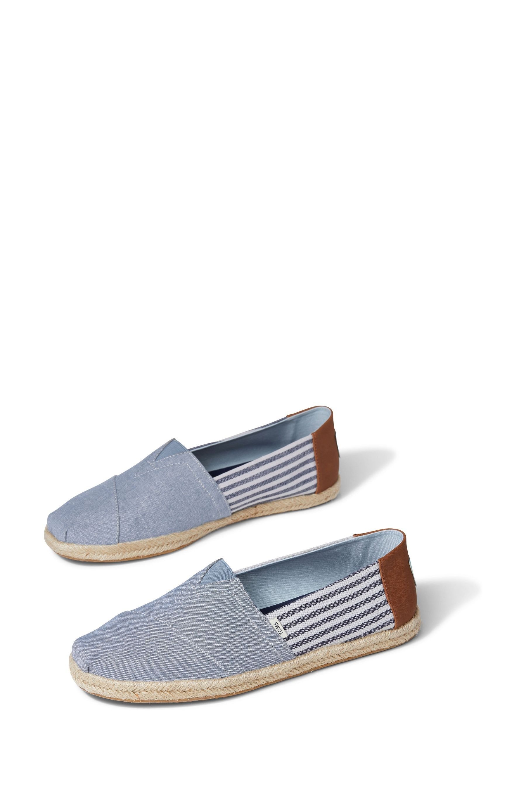 Toms navy chambray cheap