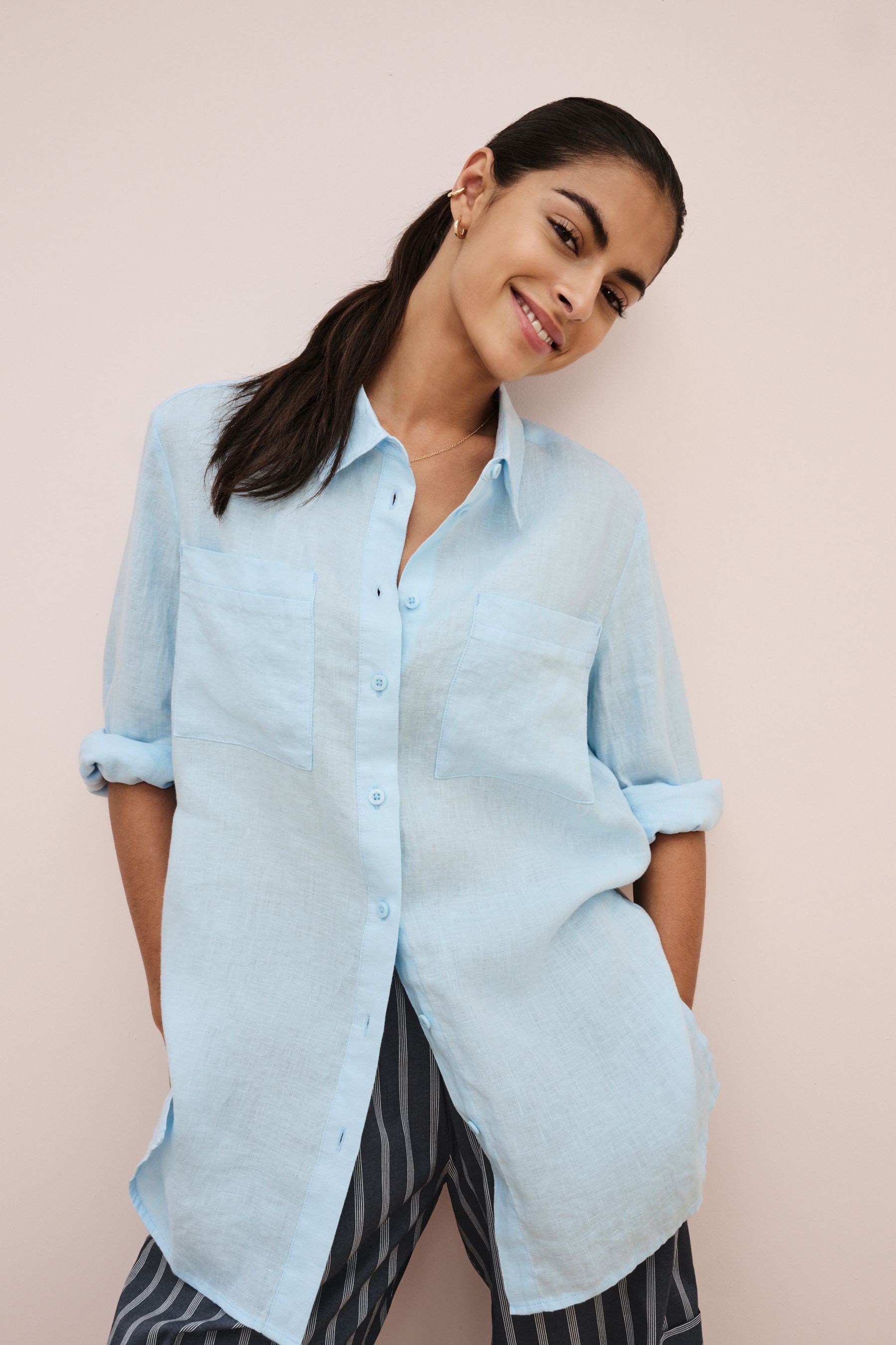 Vans light blue shirt cheap