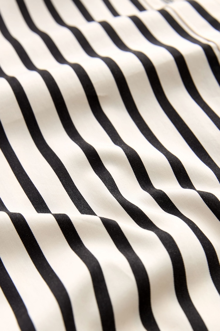 Monochrome Stripe Oversized Shirt - Image 6 of 6