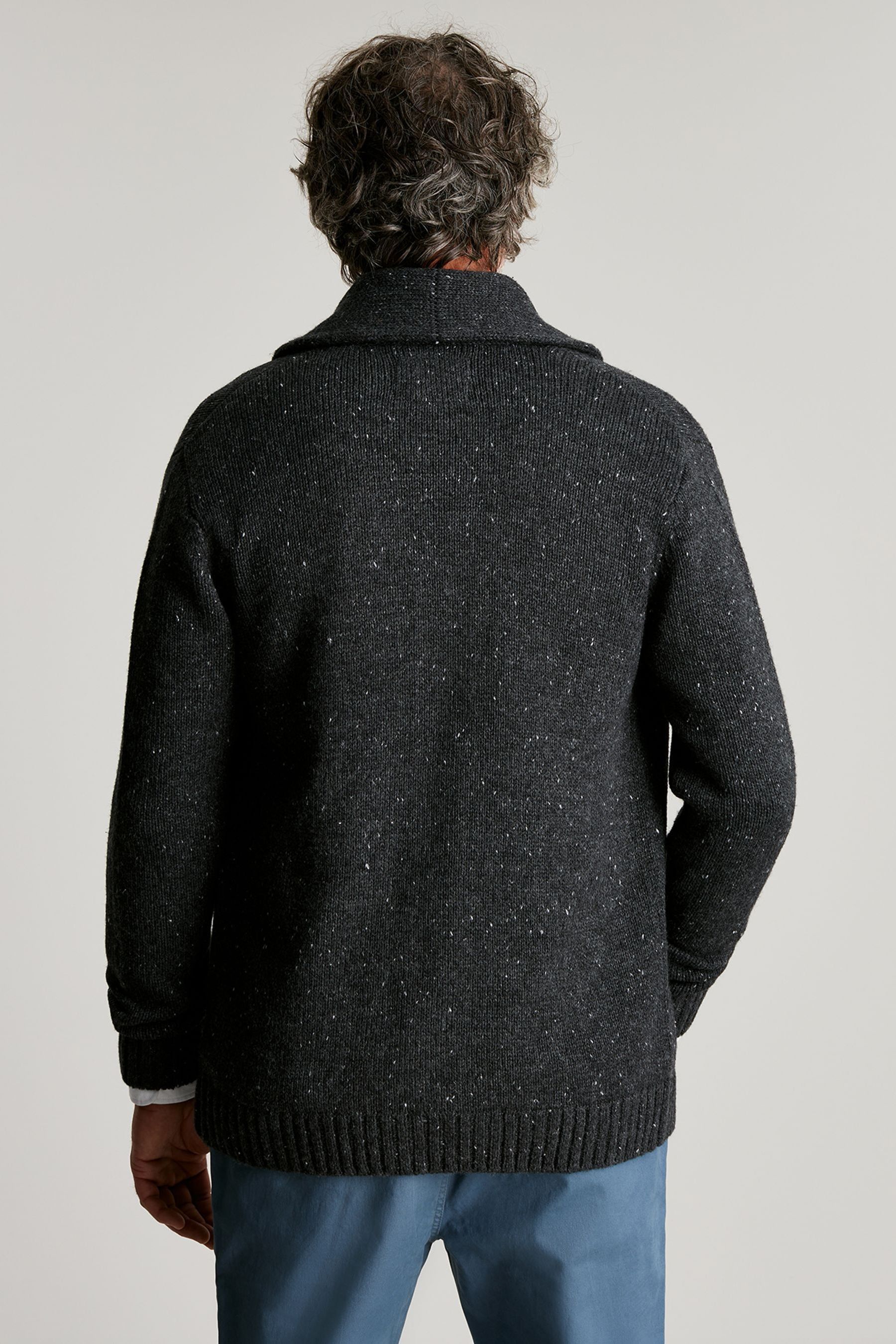 Buy Joules Grey Howth Donegal Button Up Cardigan from Next Luxembourg