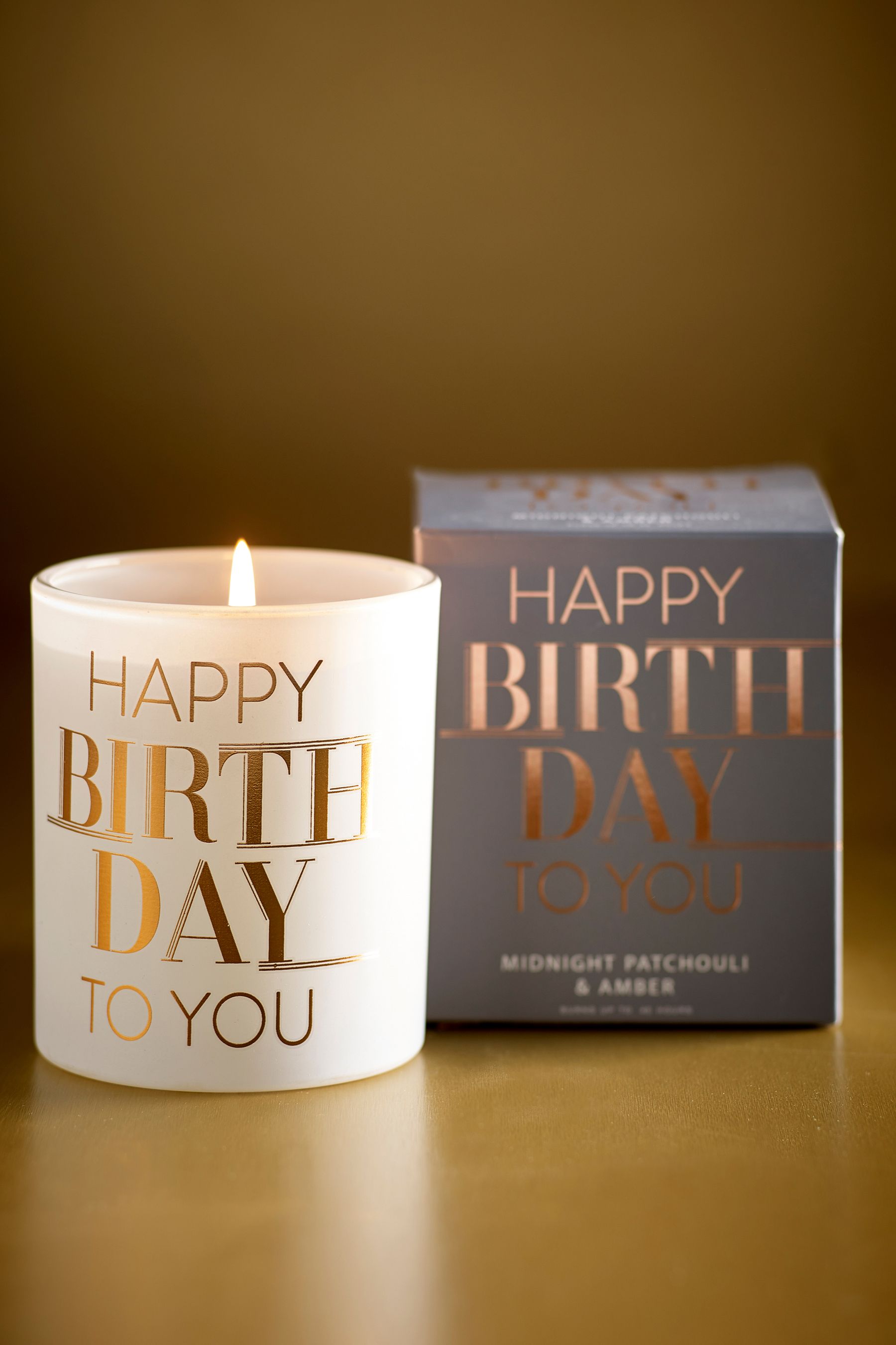 Buy White Gold Happy Birthday Balloon Scented Candle from the Next