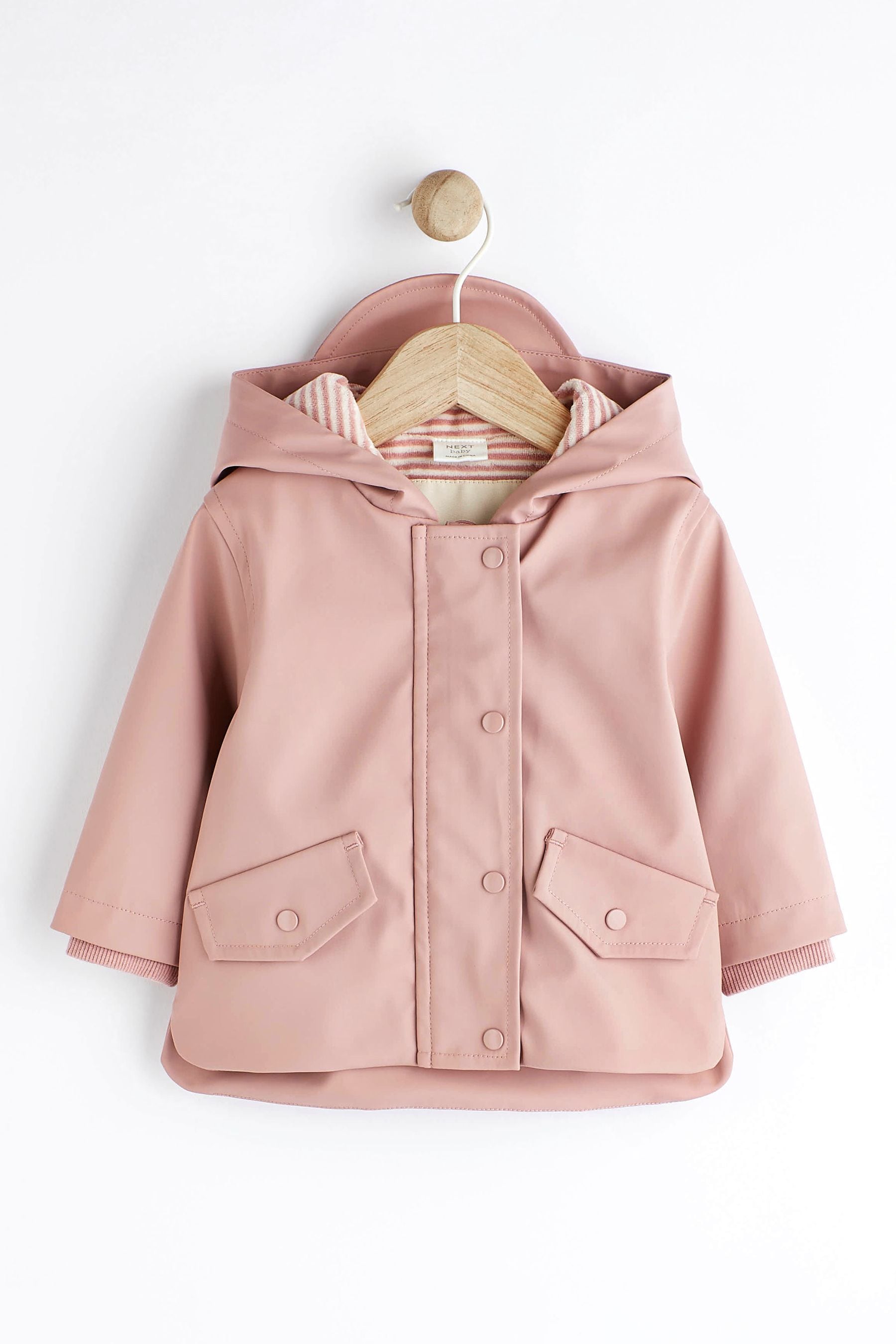 Buy Pink Rubberised Baby Jacket 0mths 2yrs from Next Luxembourg