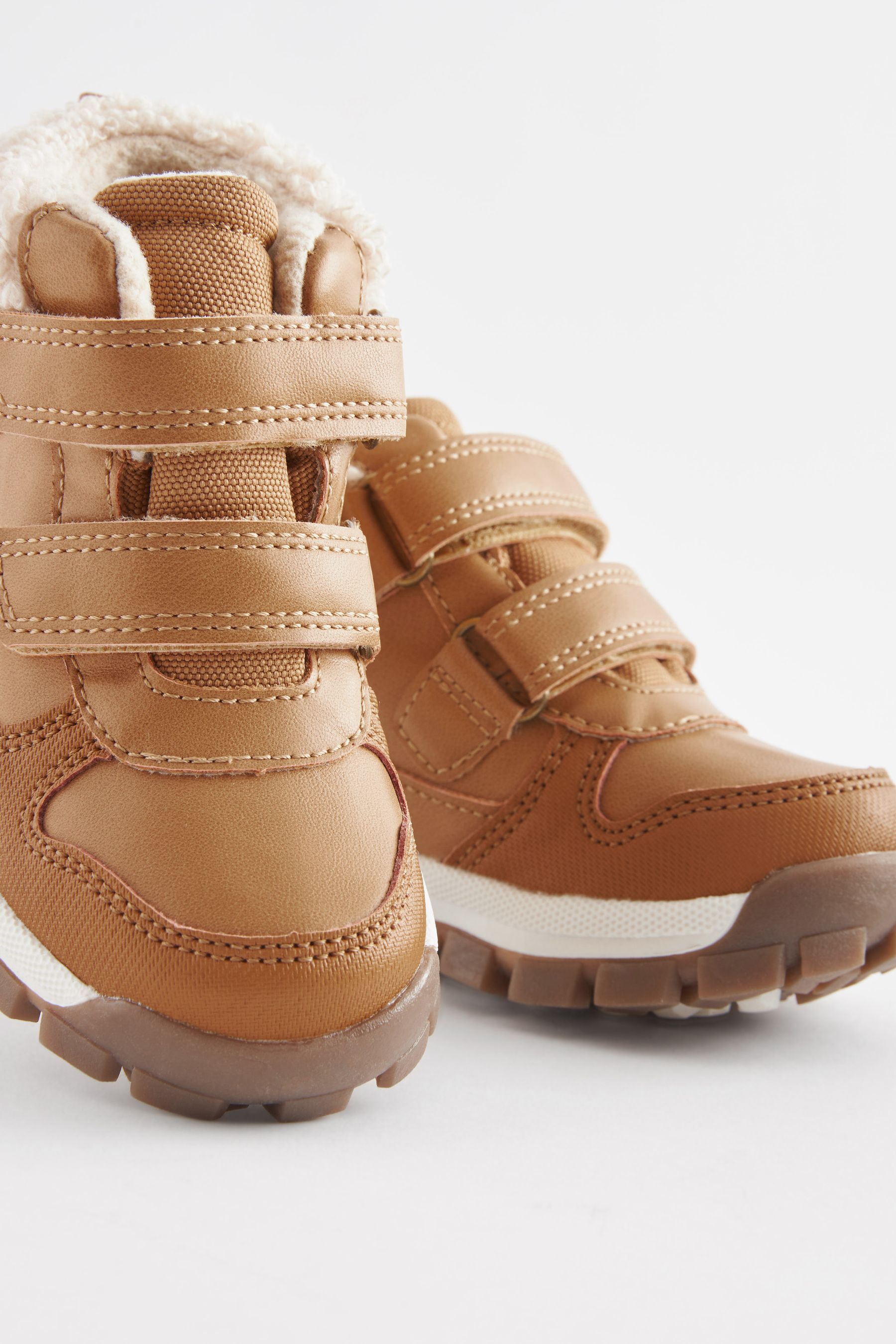 Tan walking boots best sale