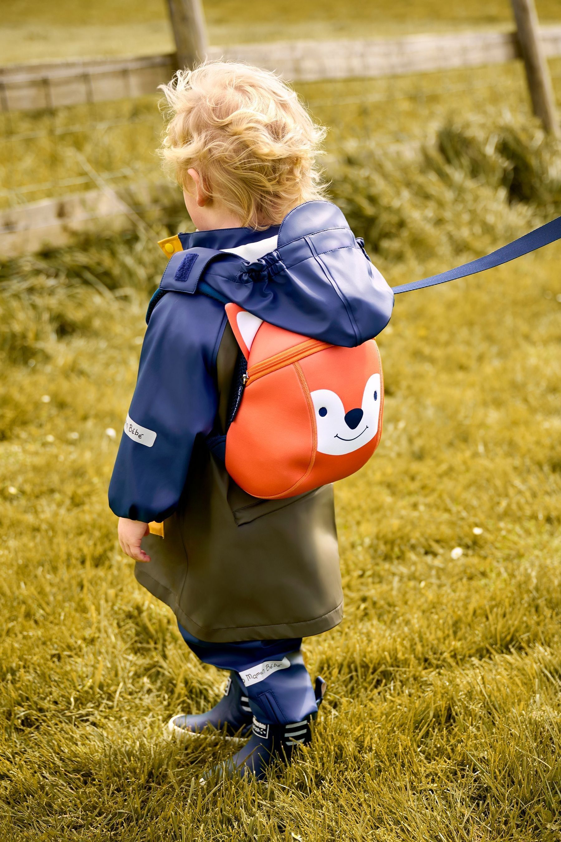 JoJo Maman Bebe Fox Backpack With Reins ONE Adult